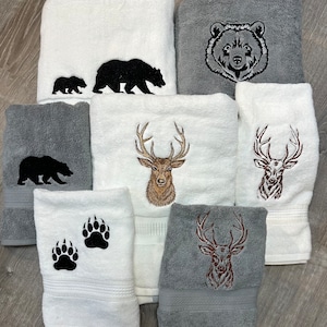 Deer or Bear Bath Towel