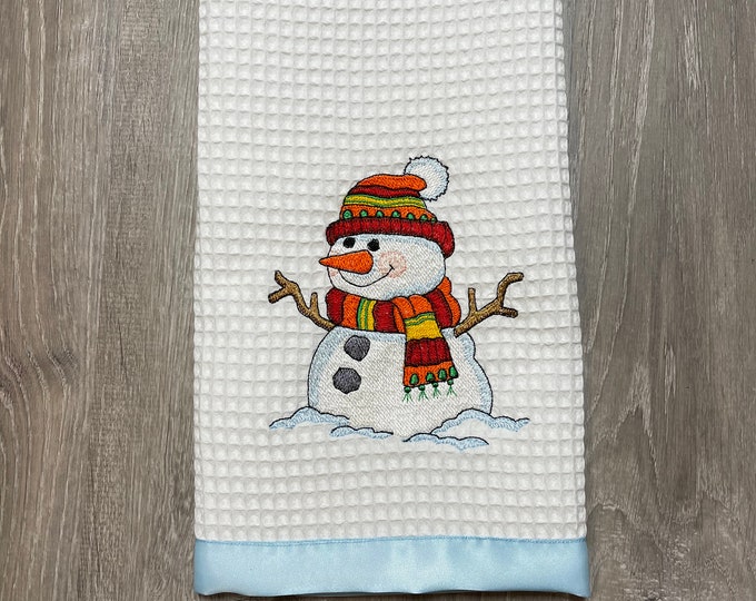 Snowman Kitchen Towel