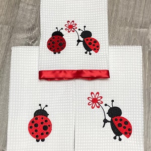 Ladybugs Kitchen Towels