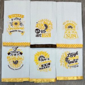 Sunflower Kitchen Towel