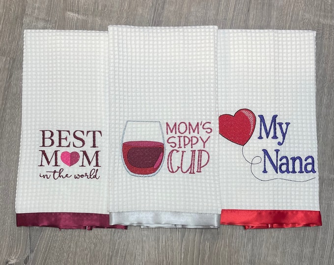 Mom's Sippy Cup Kitchen Towel