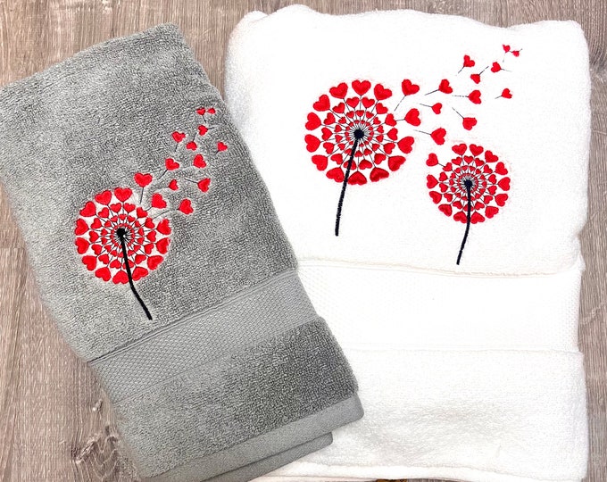 Dandelion Bath & Hand Towels