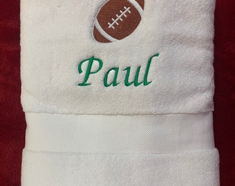 Football Bath Towel
