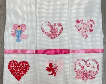 Hearts Kitchen Towels