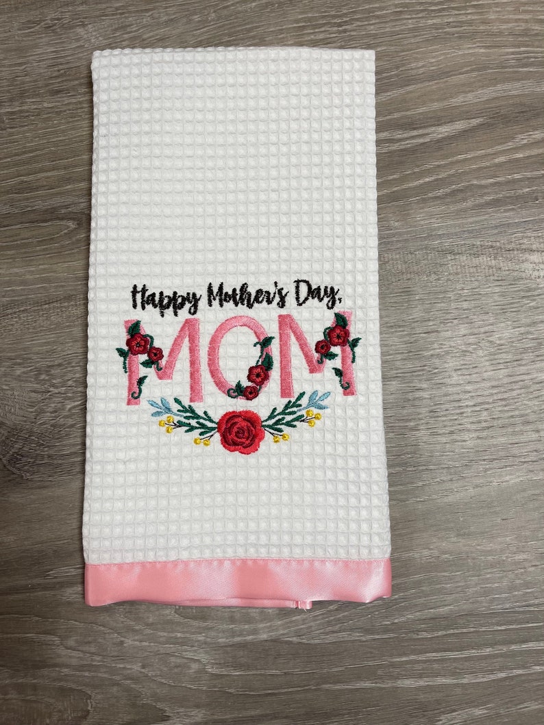 If you are looking for a kitchen gift, then this Happy Mother's Day Mom Kitchen Towel is a perfect choice. Let this cute and high-quality towel help you protect mommy’s tender hands in the family kitchen. Your gift will surely make her smile happily when cooking.