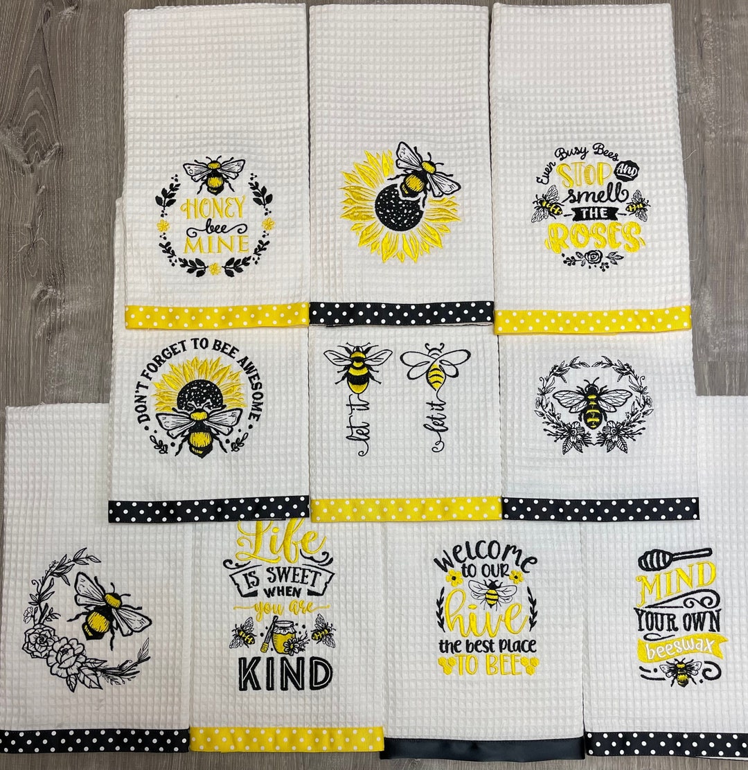 Bee Kitchen Towels - Etsy