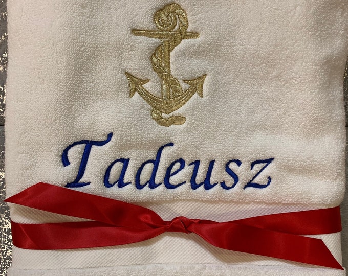 Anchor Bath Towel