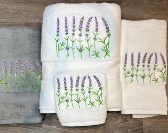 Lavendel veldhanddoek of handdoek