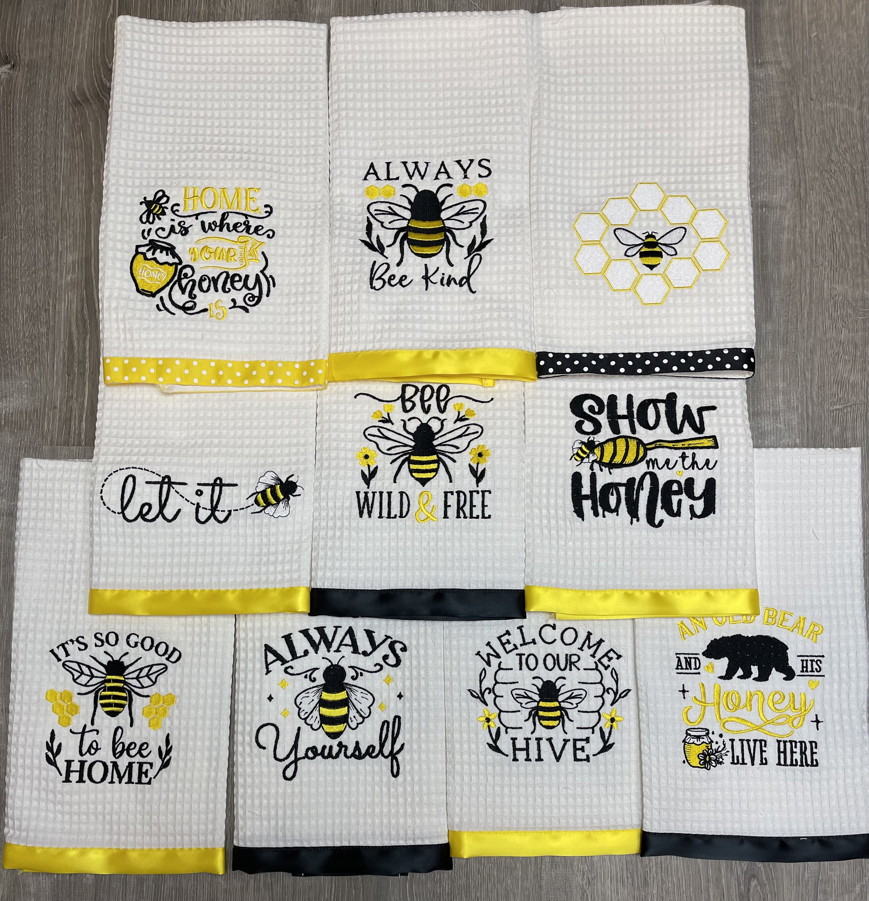 Bee , Honey Kitchen Towels