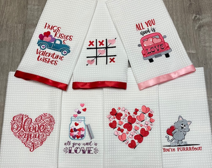 Valentine Kitchen Towels