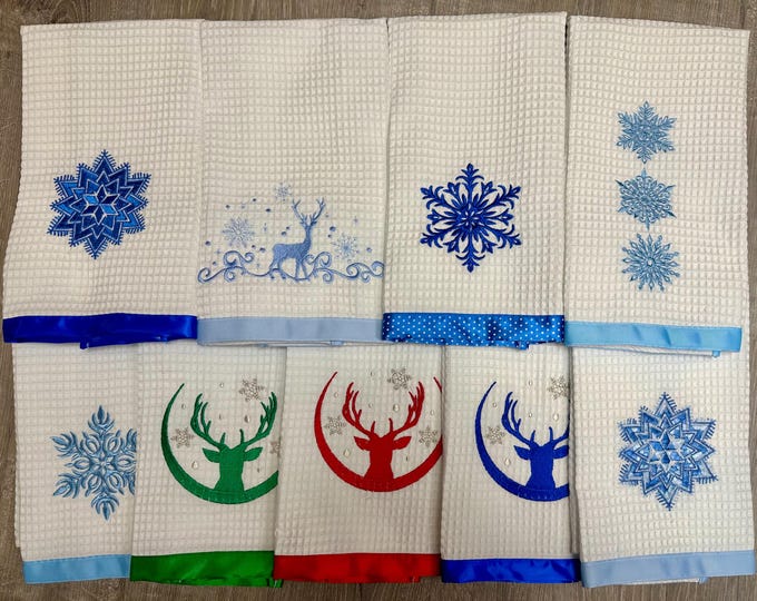 Snowflakes, dear Kitchen Towel