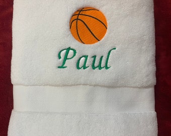 Basketball Bath Towel