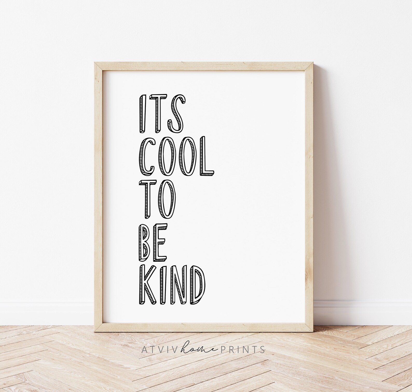 It's cool to be kind sign its cool to be kind print Etsy