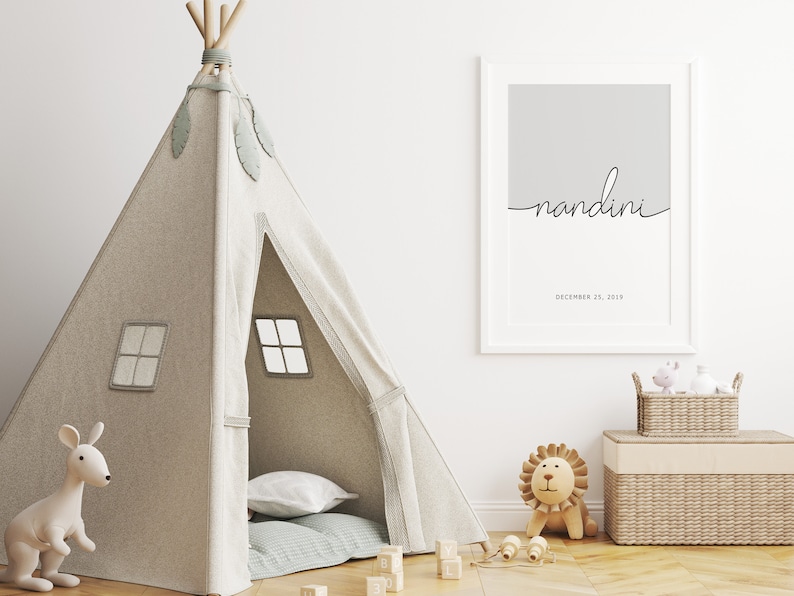 Custom Initial Print Name Printable Personalized Name Print - Etsy