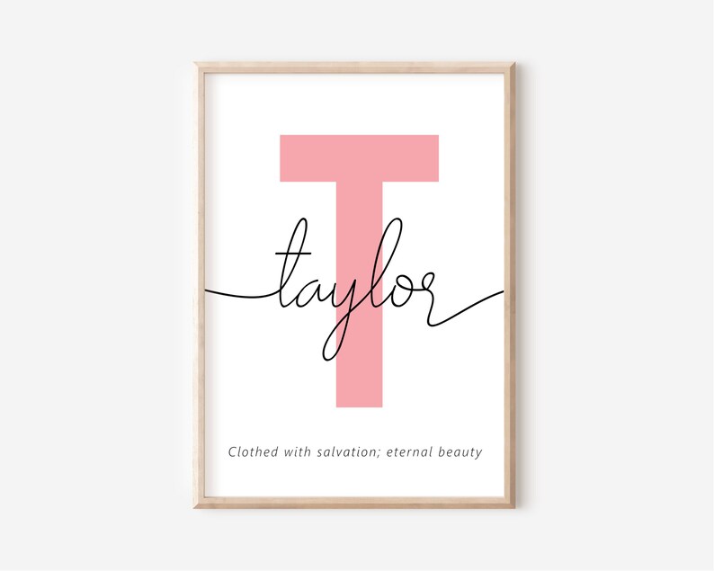 Personalized Name Meaning Print Origin Meaning Print Origin Etsy