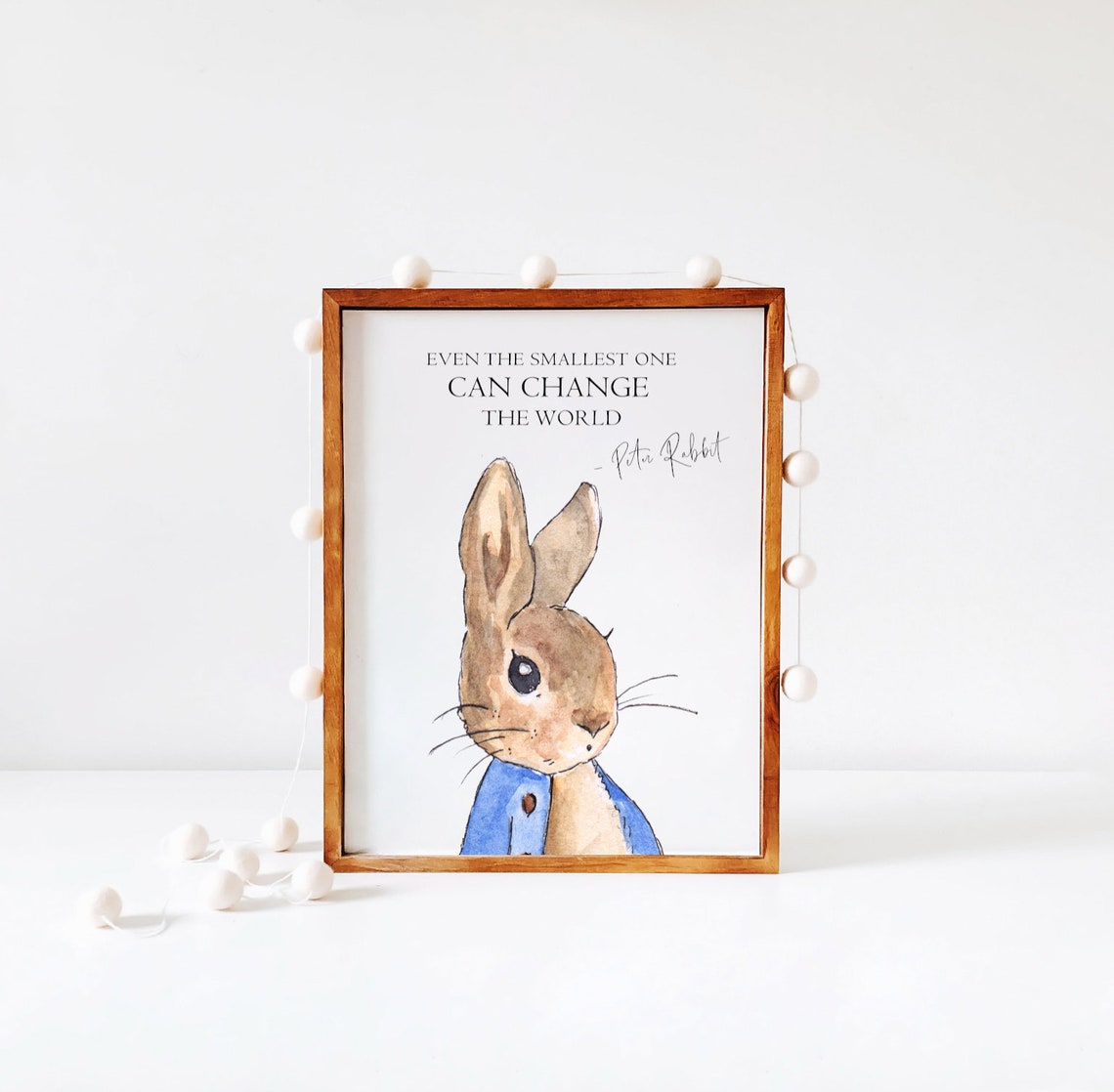 even the smallest one can change the world peter rabbit