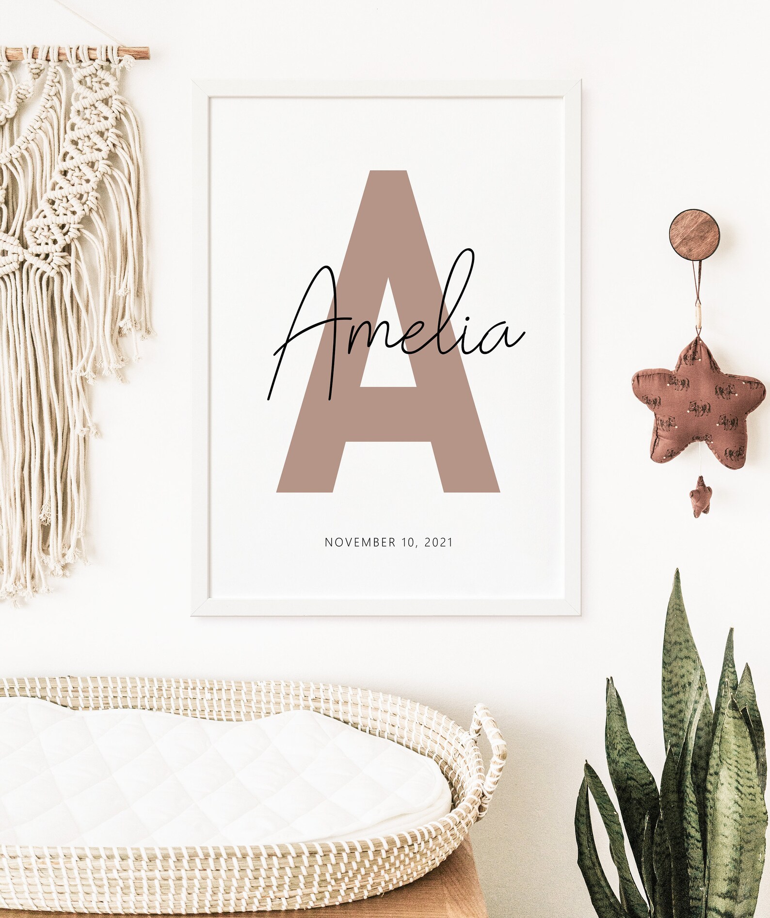 Custom Initial Print Name Printable Personalized Name Print | Etsy