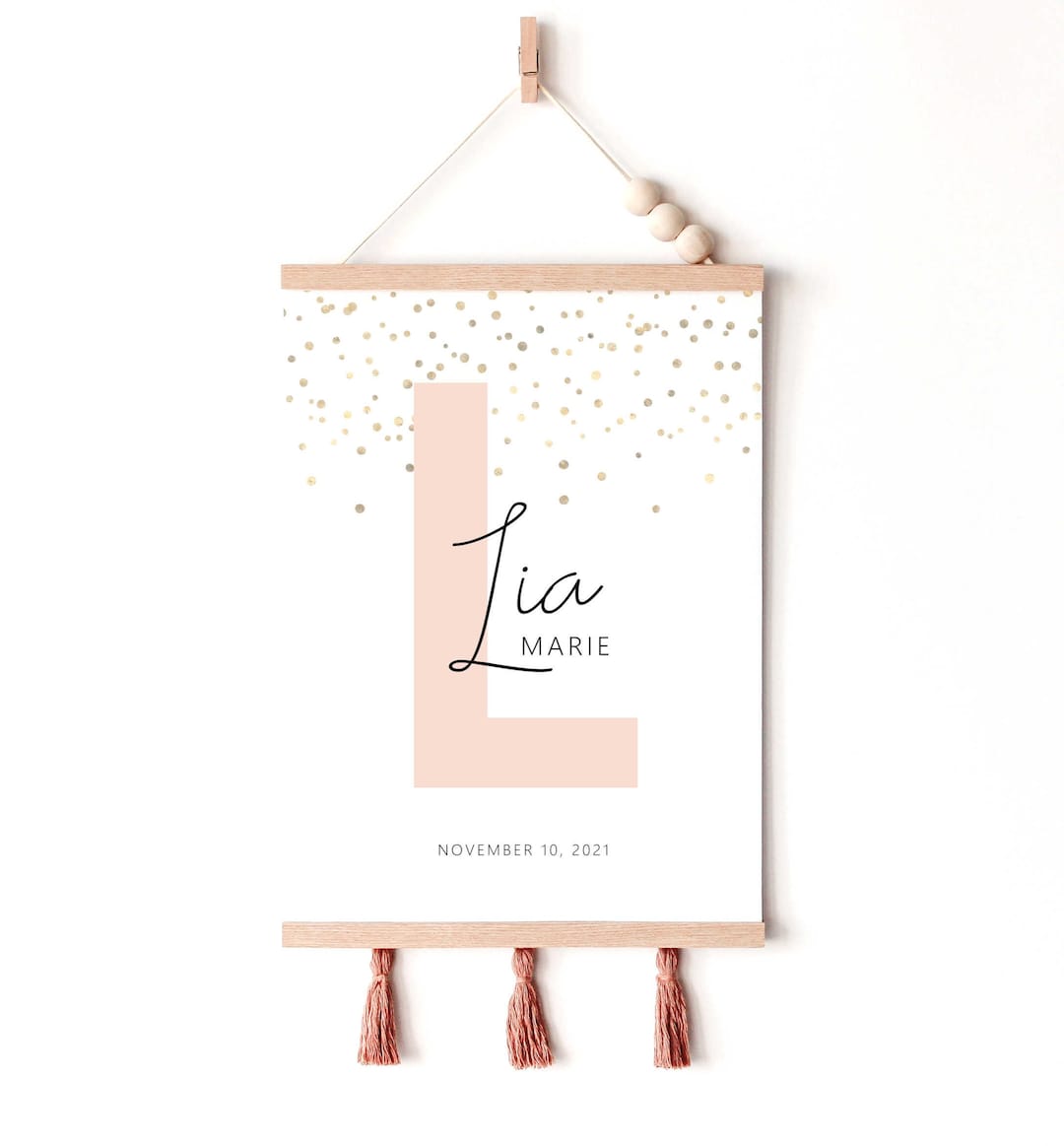 Custom Initial Print, Name Printable, Personalized Name Print ...