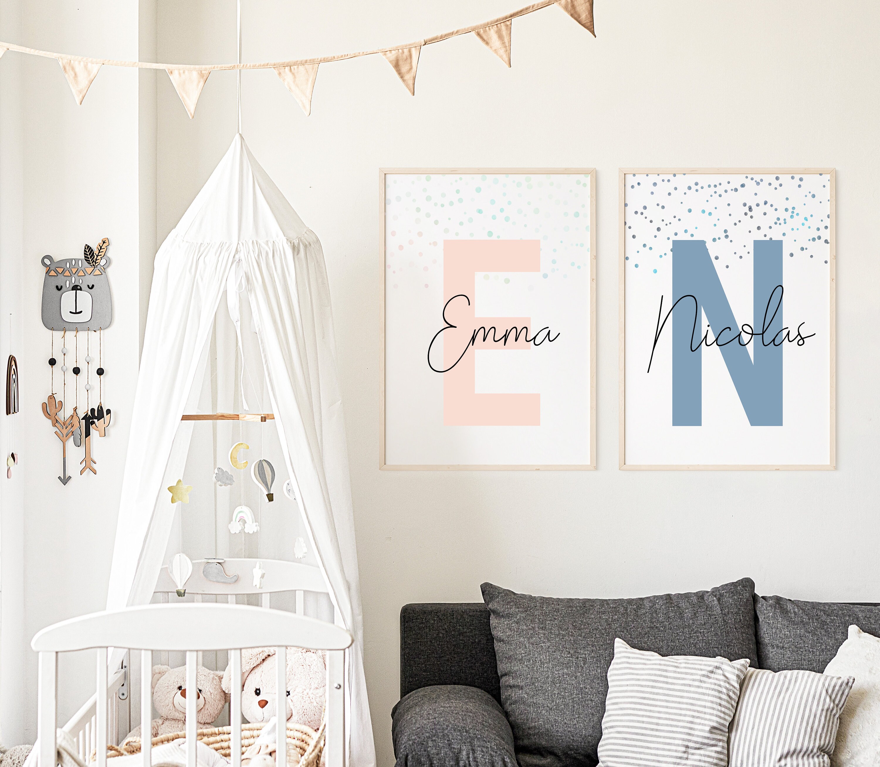 Custom Initial Print Name Printable Personalized Name Print - Etsy
