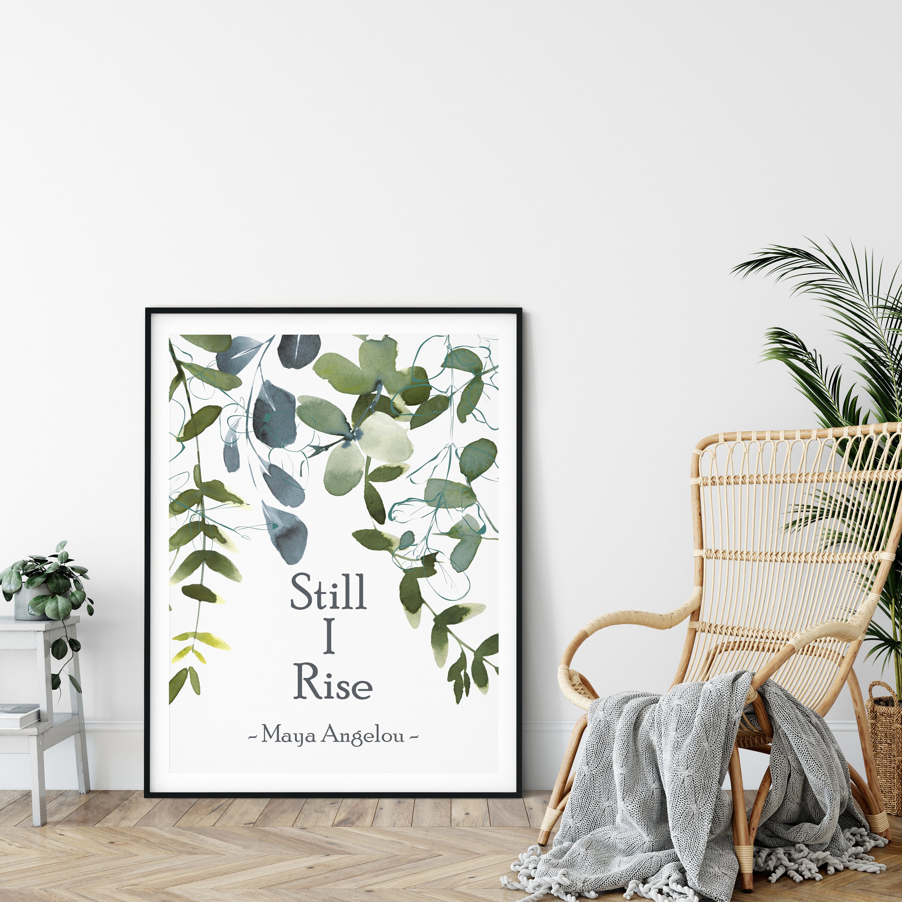 Still I Rise Maya Angelou Print Set of 3 Poem Print - Etsy
