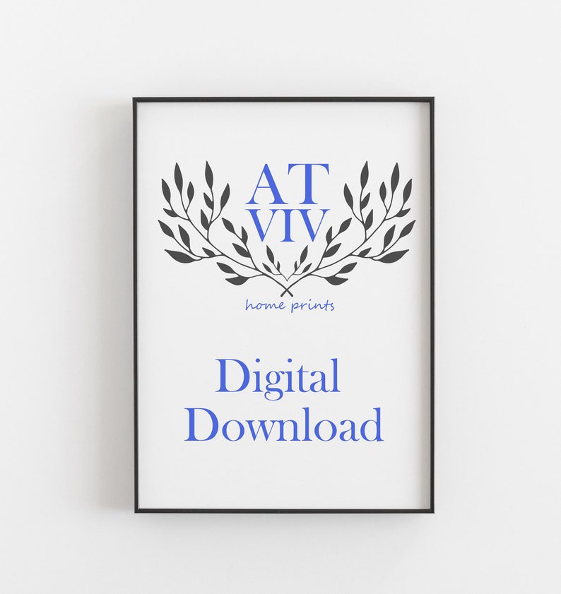 Custom Initial Print Name Printable Personalized Name Print Etsy