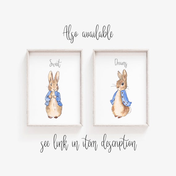 Peter rabbit prints Tale of Beatrix Potter Picture Card Poster Print ONLY A4