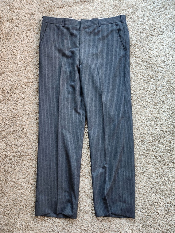 VTG. 1970's 2-Piece Suit Men's 44L Long / 39-40W … - image 7