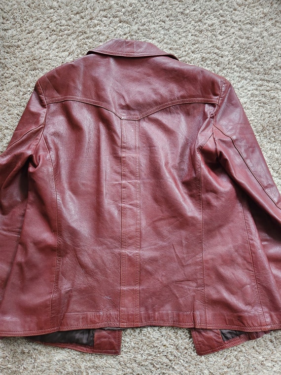 West Germany Retro Leather Jacket Men's 44R (Large)… Gem