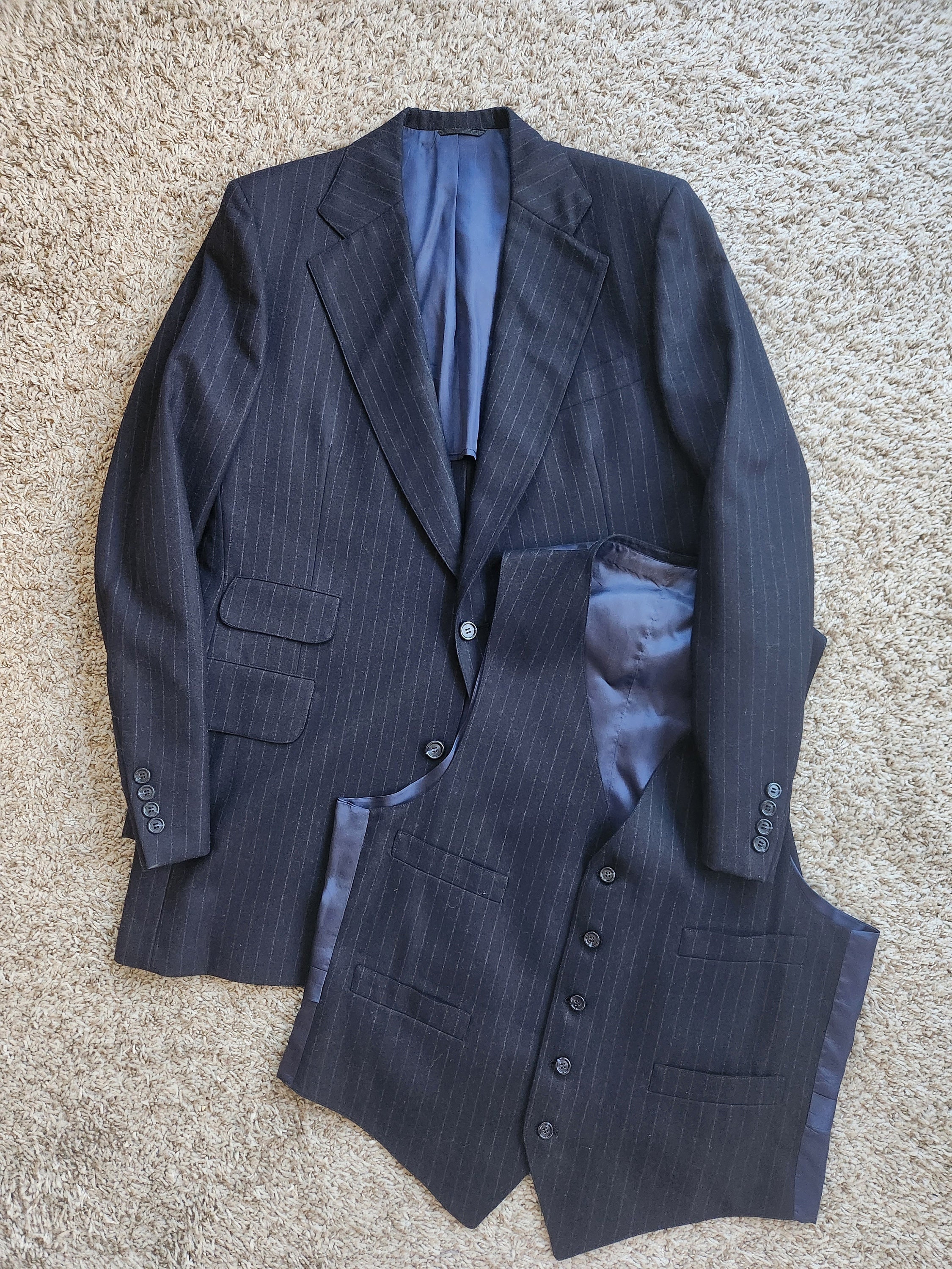 1950s Pinstripe Suit - Etsy