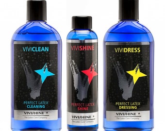 Vivishine Latex Care Set - Vivishine Polish, Vividress, Viviclean