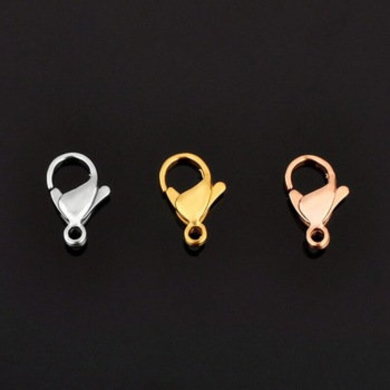 Bulk Sterling Silver Clasps 7 Mm X 13 Mm Oval Trigger Etsy