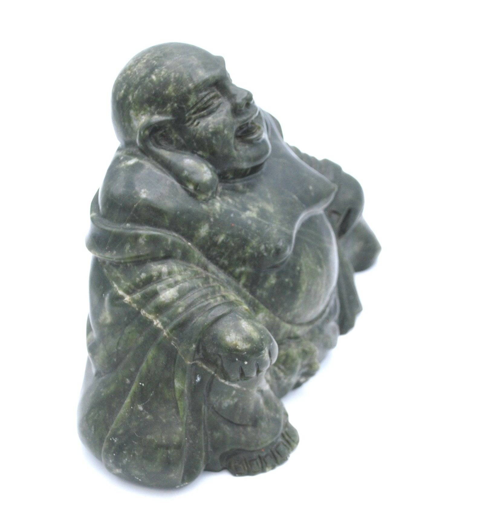 Large Jade Buddha statue carved green Yukon Alaska Nephrite Etsy