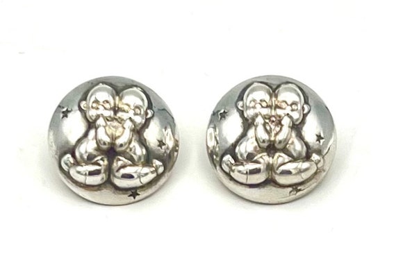 Joseff of Hollywood Sterling silver   earrings Zo… - image 1