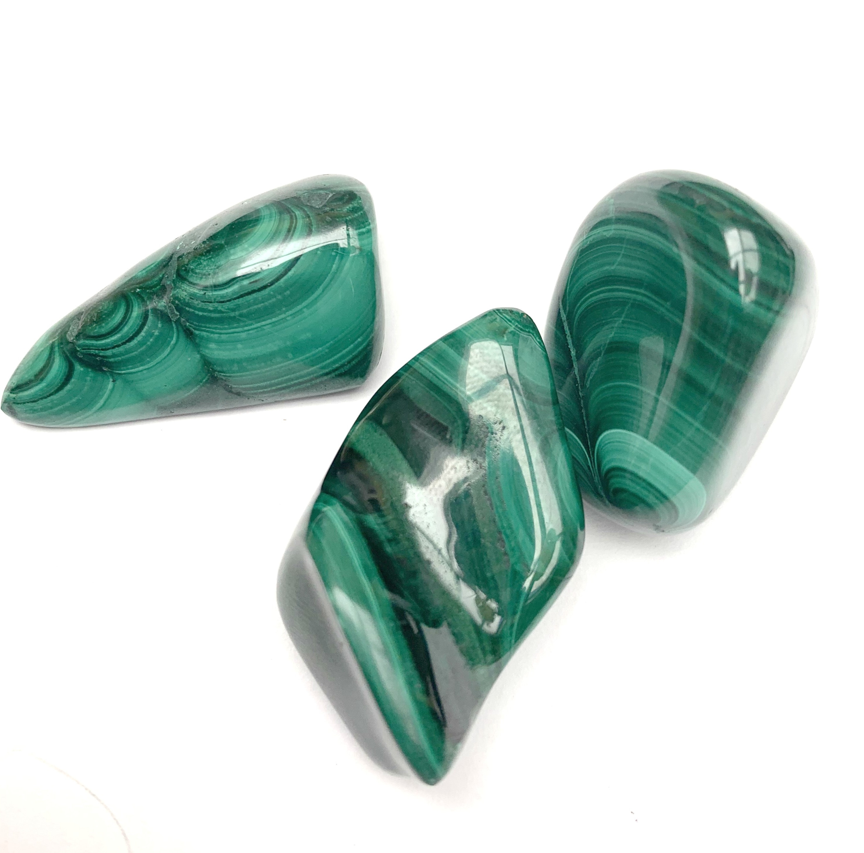 マラカイト[137] 31x19mm 27Cts 天然石ルース / 天然石ルース