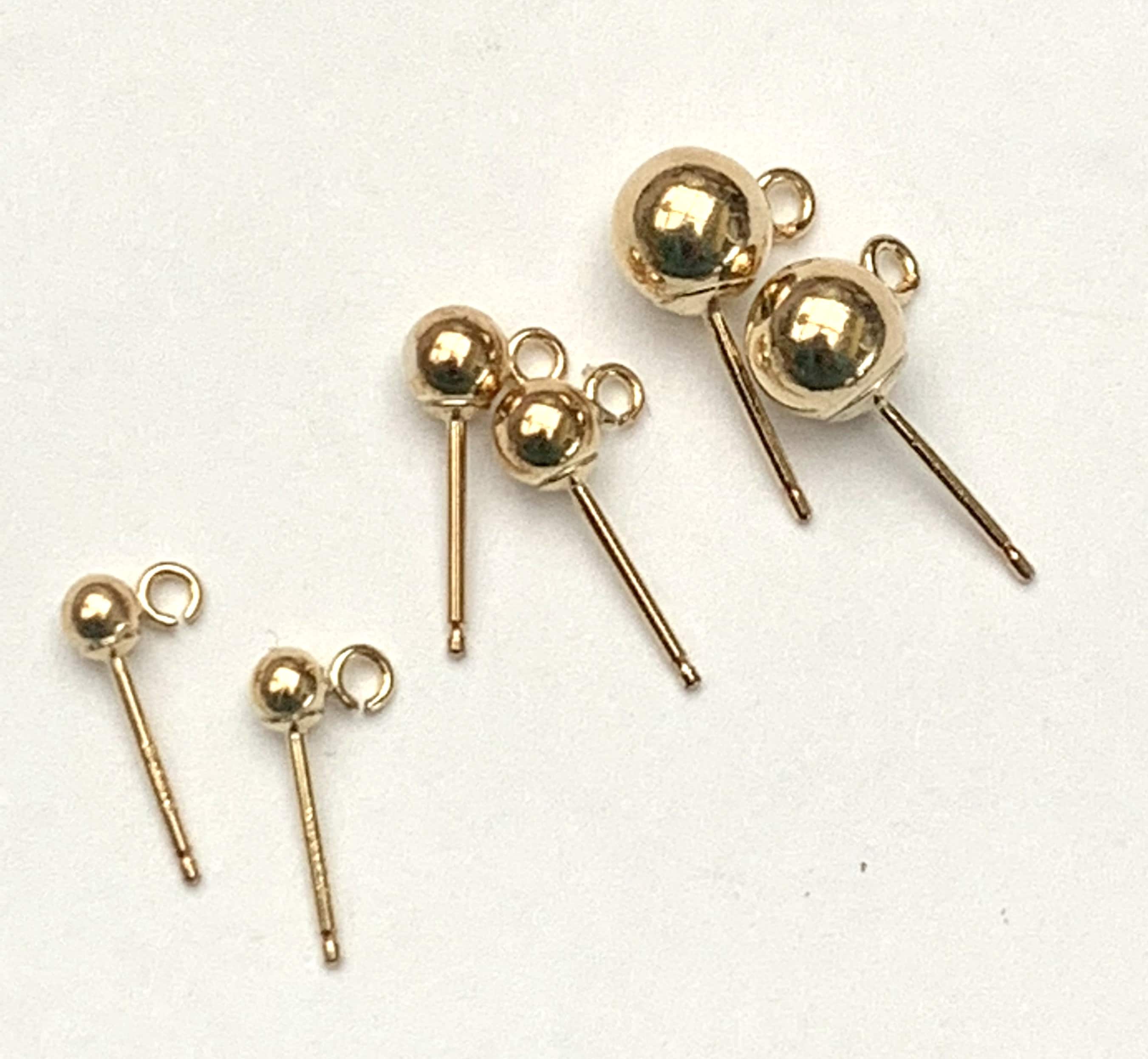 Small Gold Filled Stud Earrings,Hypoallergenic Earrings Studs,Minimalist Earrings, Everyday Earrings,Teen Girl Gifts,Flower Girl Jewelry