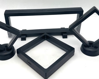 3D Gem Crystal Suspension Display Cases expansion specimen floating display box