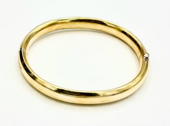 Wizard Gold filled Bangle  hinged  bracelet Victo… - image 4