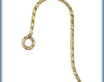 Bulk 14 kt gold filled Earwires - Sparkle  french wire hook - jewelry making  - earring supplies - sold in packs of  10 ,50 100 fish  hook