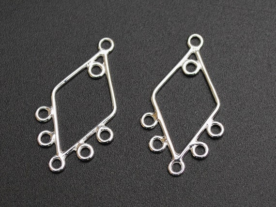 Sterling silver chandelier earring findings sale