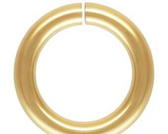 14kt Solid Gold Open Jump Ring – Jewelry Making Supply (22 gauge)