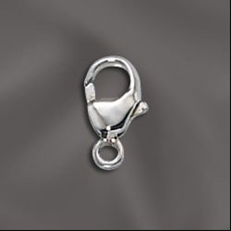 Bulk Sterling Silver Clasps 7 Mm X 13 Mm Oval Trigger Etsy