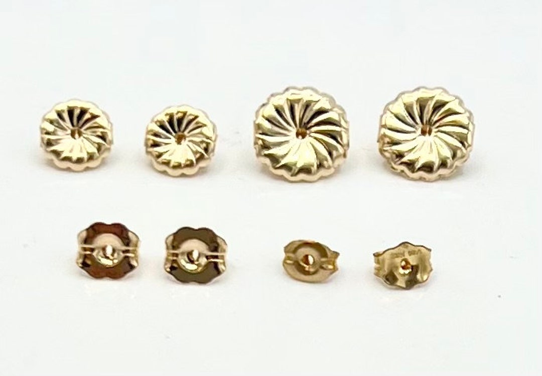 5mm x 5.8mm rose gold filled Butterfly Earring backing ear n