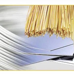 Puede incluir: Primer plano de tres carretes de alambre. El primer carrete es plateado, el segundo es dorado y el tercero es blanco. Los carretes est&aacute;n dispuestos en fila, con el carrete plateado a la izquierda, el carrete dorado en el centro y el carrete blanco a la derecha.