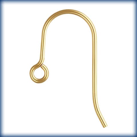 Bulk 14 Kt Gold Filled Plain Earwires French Wire Hook Jewelry