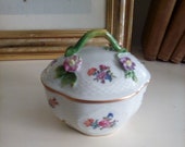 Vintage Dresden floral box