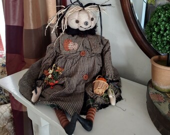 Pumpkin Doll Halloween Fall