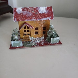 Small Christmas Putz House