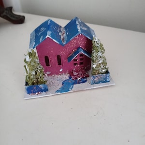 Small Cardboard Putz Village House