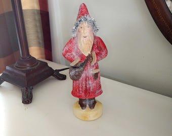 Chalk ware Belsnickle Santa