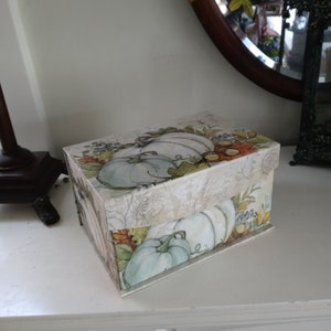 Pumpkin Storage Box by Susan Winget